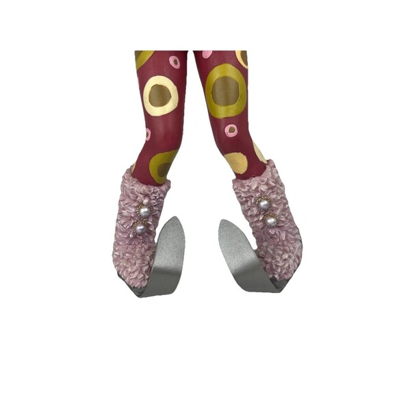 Margaret Le Van Alley Cats Therianthropic Skiing detailed Figurine RARE!! Broken - Picture 9 of 16